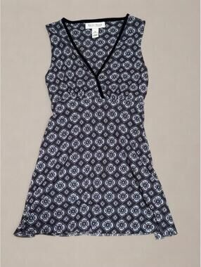 White House Black Market Mesh Printed Sleeveless Top XS